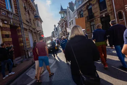 Une marche silencieuse pour dire non au parc éolien offshore