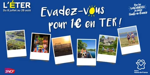ÉTER est de retour : 260 000 billets de train à moins d'un euro !
