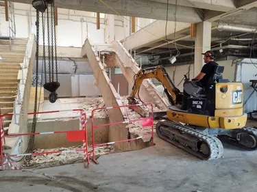 Accès aux Urgences maternité, ancien accueil : les travaux...