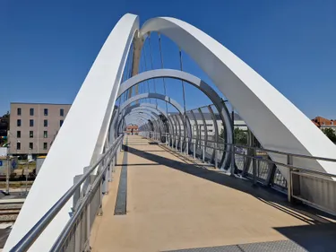 A Hazebrouck, la passerelle a été officiellement inaugurée