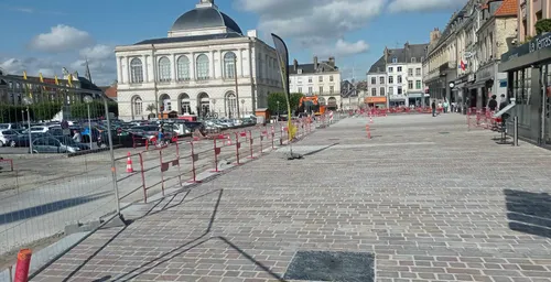 Saint-Omer : la phase 2 des travaux de la Place Foch ont démarré