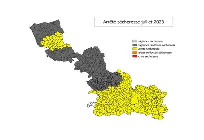 Alerte sécheresse déclenchée en Flandre