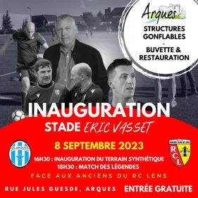 Un match des légendes organisé à Arques pour inaugurer le nouveau...