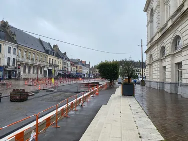 Début de la phase trois des travaux de la place Foch à Saint-Omer