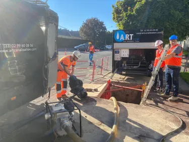 Un chantier express pour réhabiliter le réseau d'eau potable à...