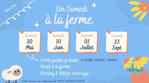 Un Samedi à la Ferme de l'Haezepoël à Hondschoote