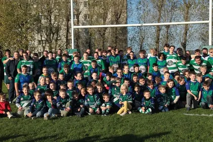Un joueur de l'équipe de France de rugby à Saint-Pol-sur-Mer ce...