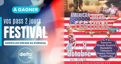 L'American Dream Festival ce week-end au Kursaal de Dunkerque