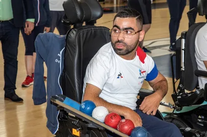 Fayçal Meguenni, le Grand-Synthois n°1 Français de la boccia qui...