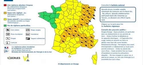 La Lorraine placée en vigilance orange aux orages ce jeudi