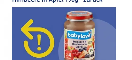 La droguerie DM en Allemagne rappelle des petits pots pour bébés