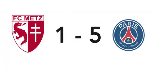 Paris sans pitié face au FC Metz (5-1)