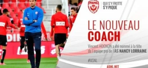 Vincent Hognon, nouvel entraîneur de l'ASNL