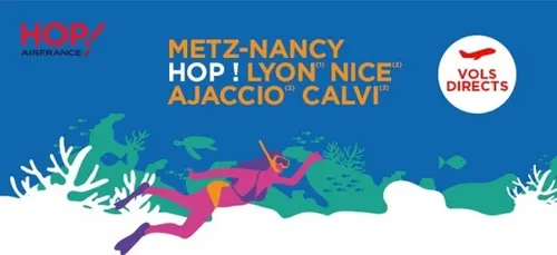 Hop ! Air France intensifie son offre pour l'été au départ de...