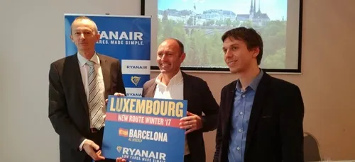 Ryanair se développe et annonce une liaison Luxembourg-Barcelone
