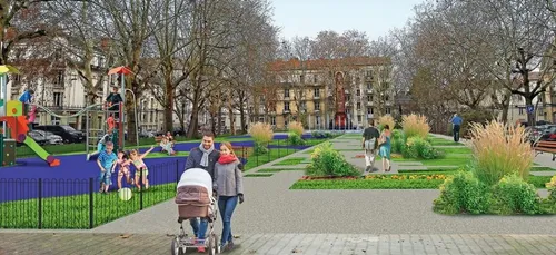 Nancy : Un îlot de fraîcheur place de la Croix de Bourgogne