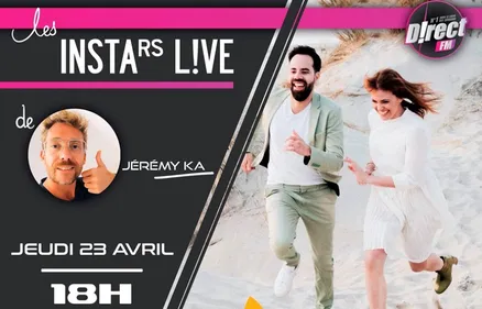 JÉRÉMY KA VOUS DONNE RENDEZ-VOUS À 18H SUR L'INSTAGRAM DE LA RADIO