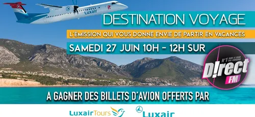 Destination Voyage revient sur D!RECT FM
