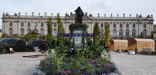 Nancy: le jardin éphémère se met en place