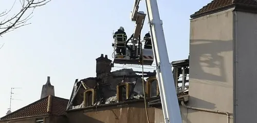 Incendie à Metz: des flammes visibles depuis le centre-ville