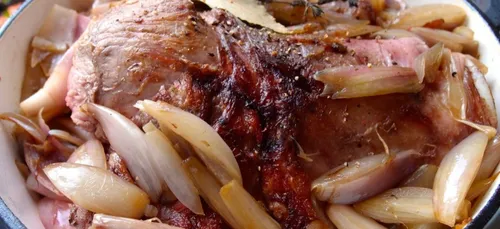 JARRET DE VEAU AUX ECHALOTES