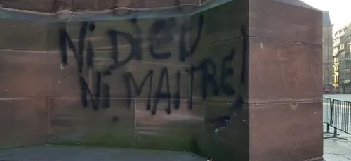 VANDALISME | Des tags sur la Cathédrale... déjà effacés