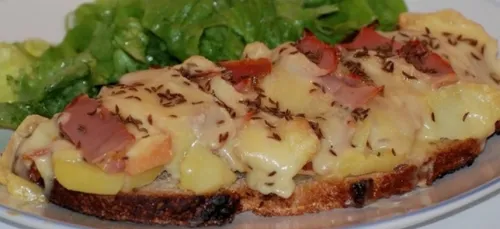 TARTINE LENDEMAIN DE RACLETTE