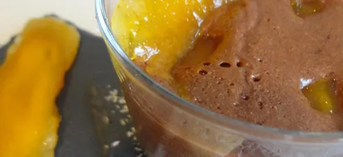 Mousse au chocolat exotique