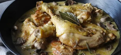 COQ AU VIN BLANC ET KIRSCH