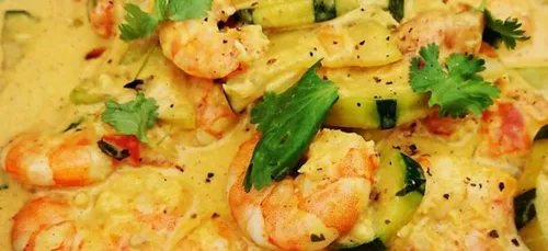 PAPILLOTES DE GAMBAS AUX LEGUMES