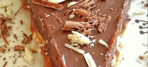 TARTE AU CHOCOLAT ET NOUGAT