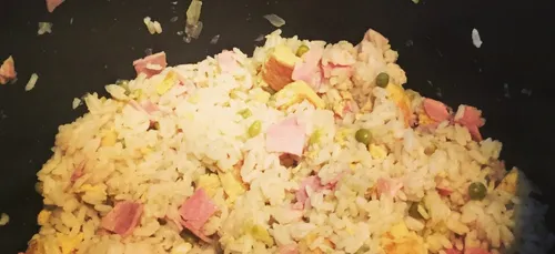 RIZ AU MAÏS ET JAMBON