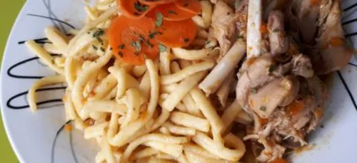 Lapin aux carottes et sauce au Pinot Blanc