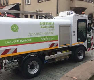 ECOLOGIE | Des laveuses électriques mises en service à Strasbourg