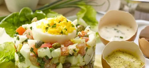 RADIS NOIR TARTARE DE THON ET ŒUFS