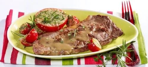 Recette de FAUX FILET et sa SAUCE AUX ANCHOIS