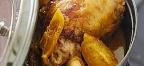 AGNEAU MARINE CITRON-GINGEMBRE ET VIN BLANC