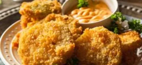 Beignets de tomates et coriandre