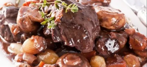 Boeuf bourguignon au four