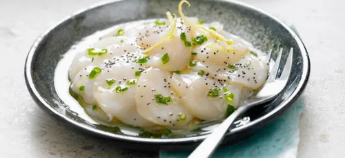 Carpaccio de noix de Saint-Jacques