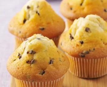 Muffins à l'orange et aux pépites de chocolat