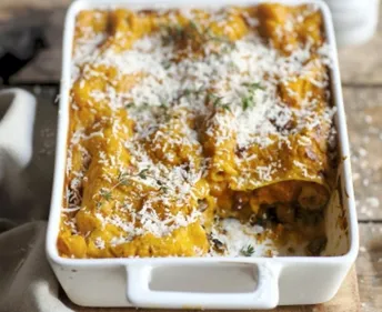 Lasagnes à la purée de courge butternut