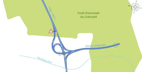 TRAVAUX | Perturbations en vue sur l'échangeur A4/A35 en direction...