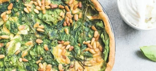 Tarte aux épinards et à la ricotta