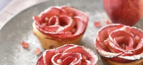 Tartelette Fleur aux pommes