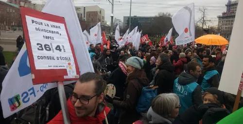 RYTHMES SCOLAIRES | Journée de grève et de manifestation à Strasbourg