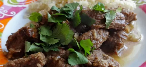 Boeuf braisé au lait de coco