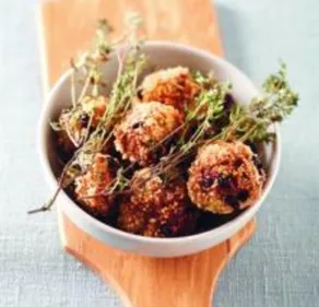 Boulettes croustillantes aux raisins de Corinthe