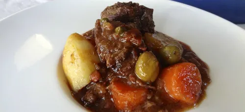 Daube provençale aux tomates confites