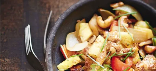 Légumes croquants et noix de cajou